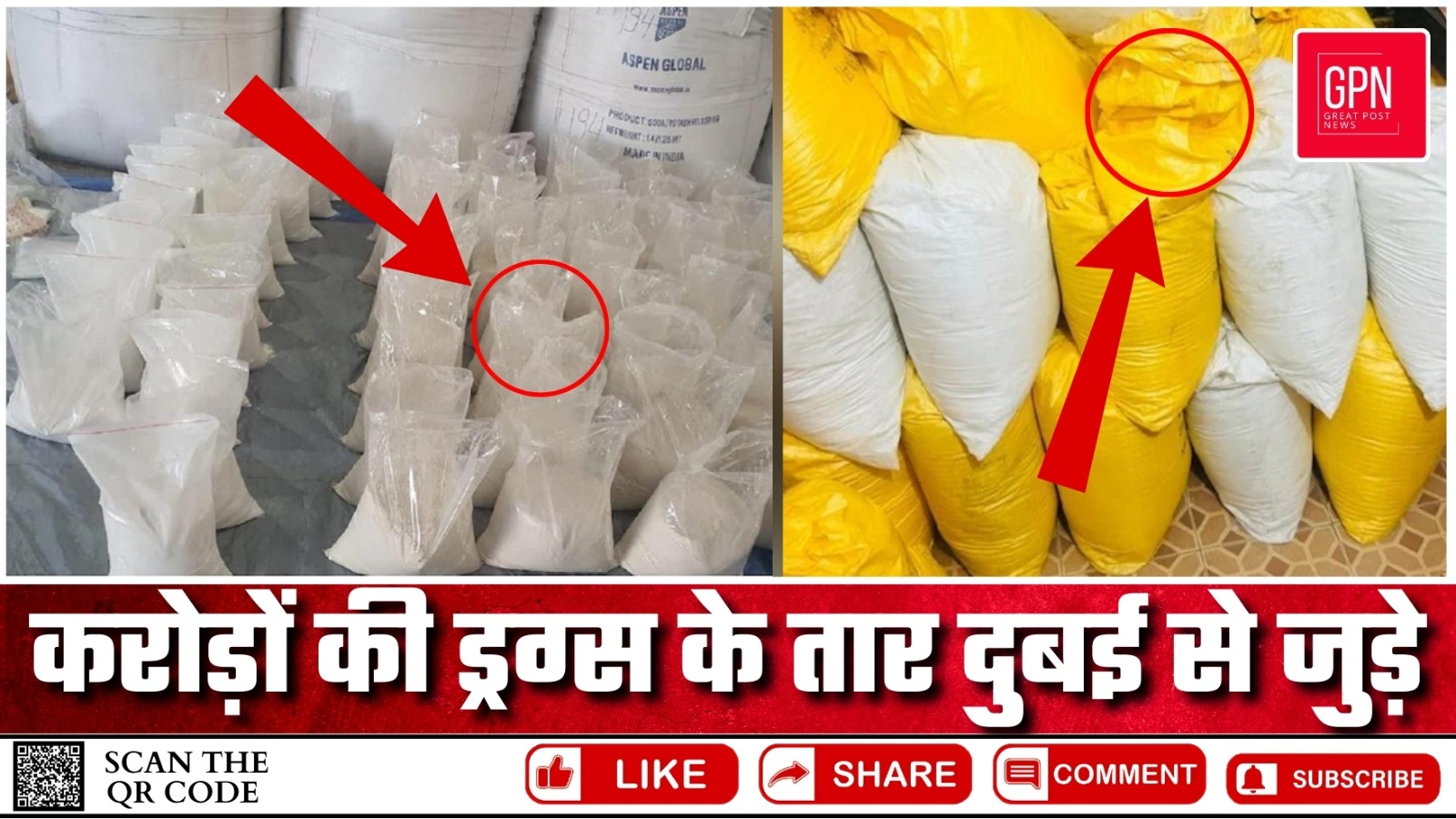 करोड़ों की ड्रग्स के तार दुबई से जुड़े || Great Post News  || #drugtrafficking