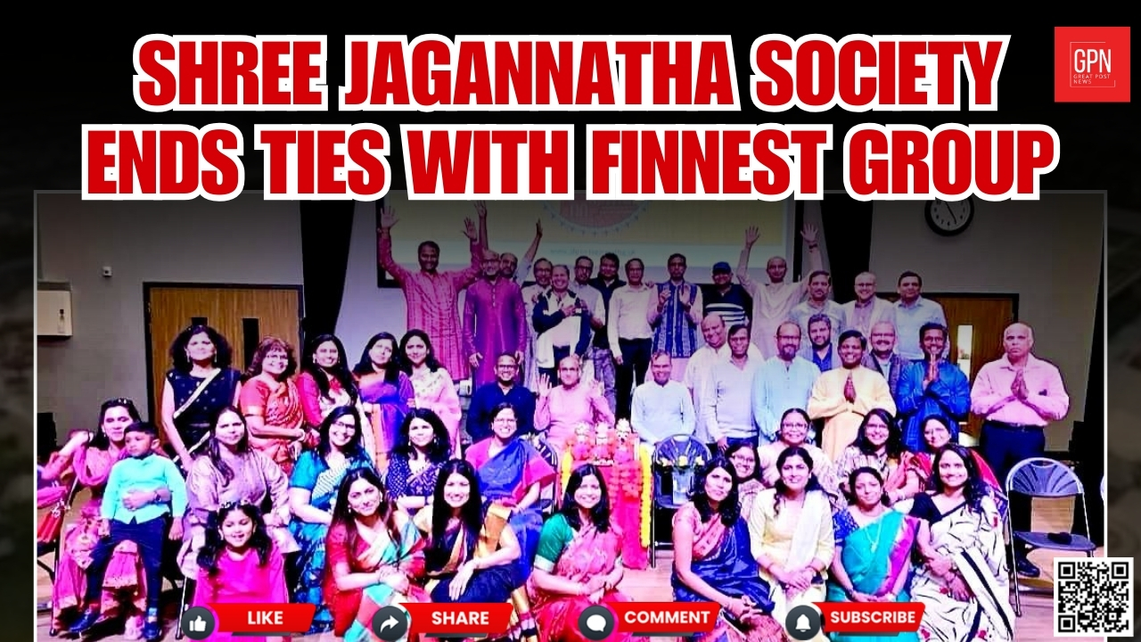 Shree Jagannatha Society ends ties with Finnest Group || Great Post News