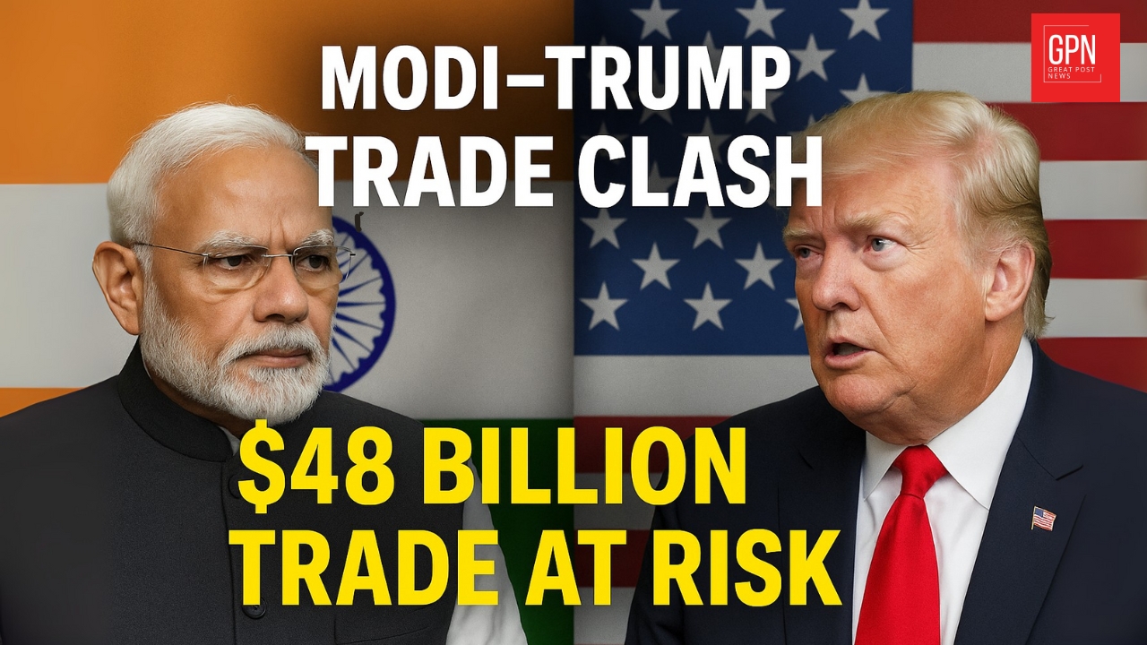 Modi–Trump Tensions Escalate with New Tariff Shock on Indian Goods | Great Post News